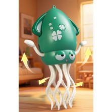 Hak-İş Oyuncak Hak-İş Eğlenceli Dansçı Kali Müzikli Işıklı Hareketli Ahtapot Oyuncak - Yeşil Renkli Gelişim Destekleyici