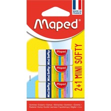 Maped Softy Mini Silgi 3 Lü Paket Blister 012403