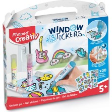 Maped Creativ 4 Renk Jel Boyalı Cam Sticker Seti 907036