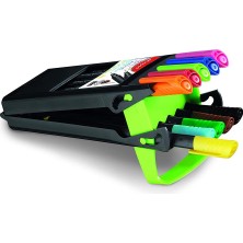  fineliner keçe uçlu kalem 0,4mm 10 renk plastik kutulu paket 3154147491553