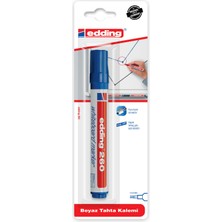 Edding 260 Beyaz Yazı Tahtası Kalemi 1.5-3Mm Mavi (Tekli Blister Paket)
