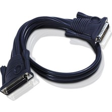 Aten ATEN-2L-1703  Kvm Switch Ler İçin Kaskad Bağlantı Kablosu, 3 Mt D-Sub 25 Erkek - Dişi