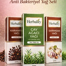 Çare Burada Antibakteriyel Yağ Seti ( Karanfil Yağı & Çay Ağacı Yağı & Sarımsak Yağı)