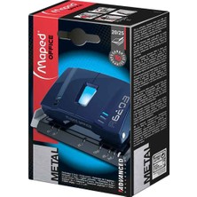  advanced metal 2 delikli delgeç 25 sayfa kapasiteli mavi 3154146203126