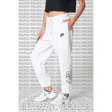 Nike Air Fleece Loose Fit Sweat Pants White Bol Kesim Kadın Eşofman Altı Beyaz