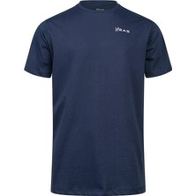 2AS Admin Erkek Sıfır Yaka Siyah T-Shirt Lacivert