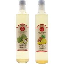 Raya Organik Atatürk Orman Çiftliği Enginar ve Ananas Sirkesi 2’li Set (2 x 500 Ml)