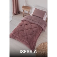 Isessia Lüks Wellsoft Çift Taraflı Yumuşak 4 Mevsim Konfor Yorgan Seti | Yorgan | Uyku Seti 155 x 215 cm