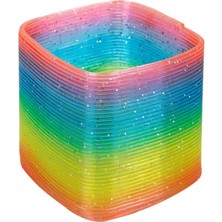 sunman oyuncak rainbow renkli stres yayı s00001161 (karışık model 1 adet)