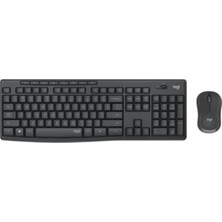 Uslucan Alışveriş Logıtech MK295 Q Tr Sessiz Kablosuz Klavye Mouse Set Siyah 920-009804