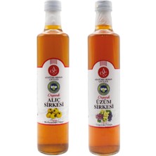 Raya Organik Organik Alıç ve Üzüm Sirkesi 2’li Set (2 x 500 Ml)