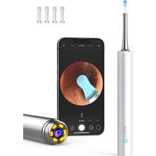 Uslucan Alışveriş Bebırd T5 3mp Kamera 3.5mm Lens Şarjlı Wıfı Görüntülü Kulak Temizleyici Beyaz Renk
