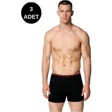 Sedef 3'lü Erkek Likralı Boxer -1013