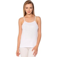 Sedef 3'lü Kadın Ip Askılı Atlet -Beyaz- 1055