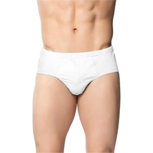 Sedef 12'li Erkek Slip Külot-Beyaz 1005