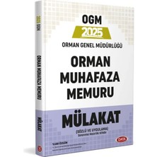 Data Yayınları Tarım ve Orman Bakanlığı Orman Muhafaza Memuru Sözlü ve Uygulama Mülakat Hazırlık Kit