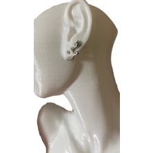 Gülnar Bijuteri Yılan Figürgü Kıkırdak Tragus Helix Pearsıng Küpe 316L Kararmaz Çelik