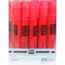 Picador Fosforlu Kalem Nar Çiçeği 421 10 Lu (1 Paket 10 Adet)