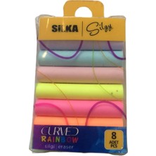 Silka Silgi Rainbow 8 Li Neon Pastel Sg.51