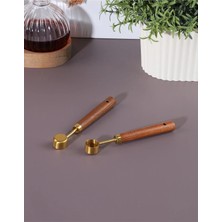 Gold Unisex Arow Ahşap Sap Gold Ölçü Kaşığı 2,5 ml Model Kodu: D-437GOLD