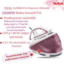 Tefal GV9566 Pro Express Ultimate 2600 W Buhar Kazanlı Ütü