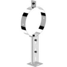 Baba's Stove PELET SOBA BORUSU ASKI APARATI / BOY: 200-600 MM / ÇAP: 8 CM / KROM RENK / 304 KROM / CONTALI