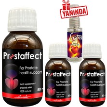 Prostaffect 50 ml Şurup 3 Adet Erkeklerin Özel Durumlarına Içecek Formunda Özel Şurub + Lustra Masaj Yağı