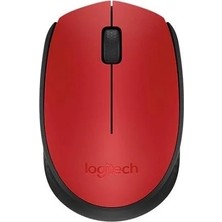 Uslucan Alışveriş Logıtech M171 Kablosuz USB Mouse Kırmızı 910-004641