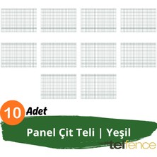 Telfence Panel Çit Teli , Bahçe Çiti , 10 Adet