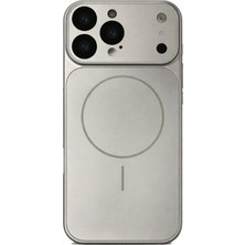 Fenza iPhone 16 Pro Max Uyumlu Kamera Korumalı Magsafe Wireless Şarj Özellikli Full Glass Arka Kapak