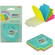 Hopax Stickn Yapışkanlı Not Kağıdı 70X70 Mm 4 Neon Renk 100 Yaprak 4-2156000-5001