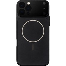 Fenza iPhone 16 Pro Max Uyumlu Kamera Korumalı Magsafe Wireless Şarj Özellikli Full Glass Arka Kapak