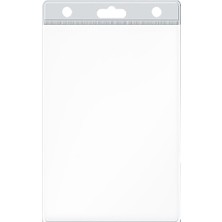  cassa dikey kart poşeti 95x145 mm şeffaf 7502 (100 lü paket)