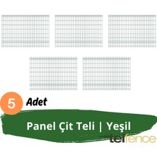 Telfence Panel Çit Teli , Bahçe Çiti , 5 Adet