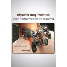 Ensiga Boyun ve Omuzlar & Servikal Masaj Aleti Masaj Cihazı - Şarjlı Gerçek El Hisli