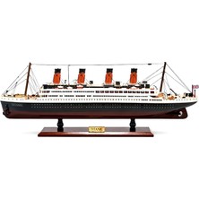 MiraLive Özel Tasarım Ahşap Işıklı Titanik Gemi - Model 2