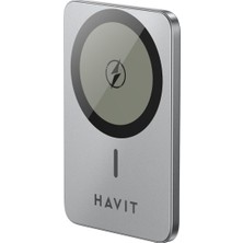 Havit PB5249 Magsafe 15W 3000MAH Ultra Ince 5.8mm Alüminyum Powerbank