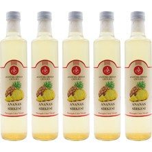 Raya Organik Organik Ananas Sirkesi 5’li Set (5 x 500 Ml)