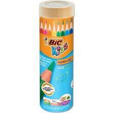 Bic Evolution Üçgen Jumbo Boya Kalemi 12+1 Metal Tüp 958192
