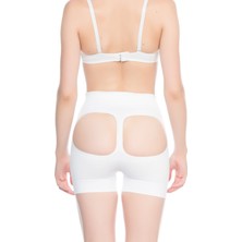 C&city C12034 Antiselülit Popo Açık Korse Beyaz