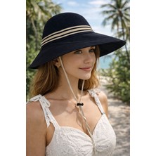 Aydın Şapkacınız Kadın Vizör Fileli Güneş Şapkası – Uv Korumalı, Çıkarılabilir Rüzgâr Ipli, Arkadan Ayarlanabilir