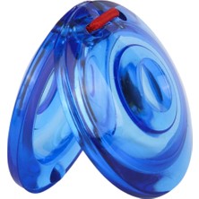 Temel Plastik Kastanyet El Perküsyon Aleti Mavi 5.5 cm