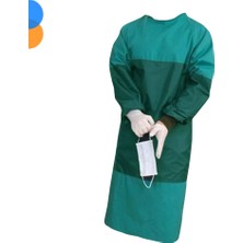 Medikal Cerrahi Box Önlüğü Yeşil Ameliyathane Doktor Boks Önlüğü Yıkanabilir