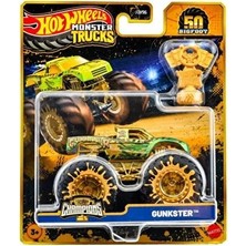 Hot Wheels Monster Trucks Gunkster Canavar Kamyon 1:64 Ölçekli Plastik Çok Renkli Tasarım