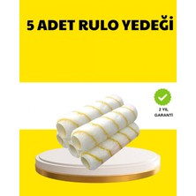 MiraLive 5’li Ince Işçilik Boya Rulo Seti Pürüzsüz ve Eşit Kaplama