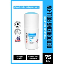 New Well Deodorizing Roll On Terleme Önleyici Koltuk Altı Roll On (Mavi) 75 ml