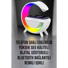 İsingir Shopping Android Uyumlu Akıllı Bluetooth Hoparlör Kablosuz Şarj Cihazı Standı - IS002Y-7RHLK4