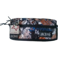 Jacbag Jac-35 Duo Zip Çift Fermuar Kalem Çantası Asorti 340100000035