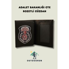 Outdoorun Adalet Bakanlığı Cte Rozetli cüzdan