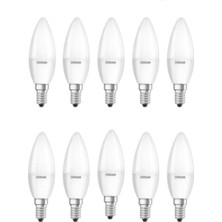 Osram LED Value 4.9W Mum Sarı Işık E-14 Ampul 470 Lm ( 10 Adet)